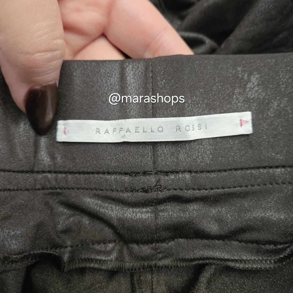 Raffaello Rossi Candy Vegan Leather Jogger Dark Brown